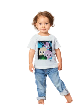 T-shirt-bébé-Poussinou blanc