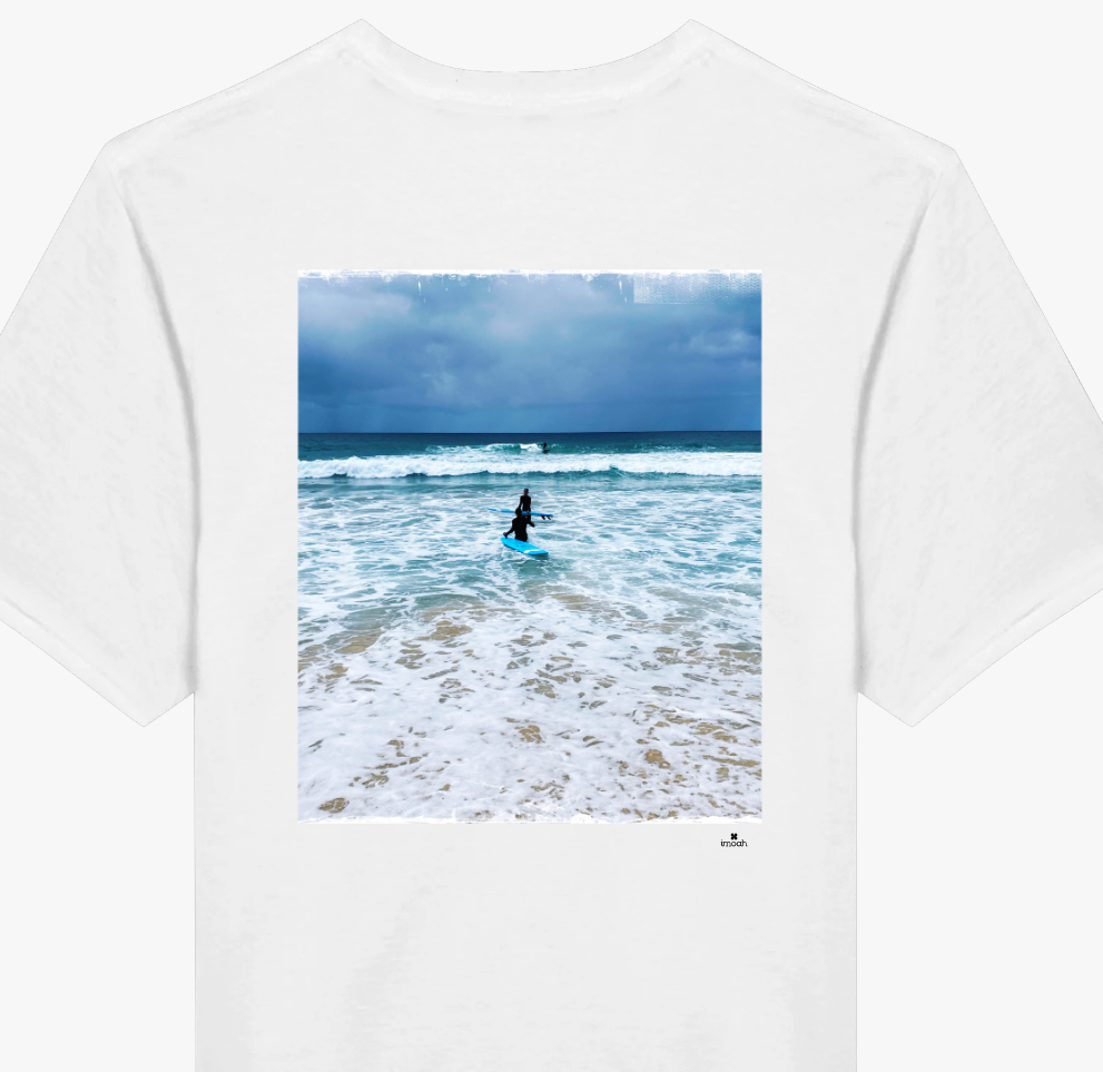 T-shirt dream wave blanc