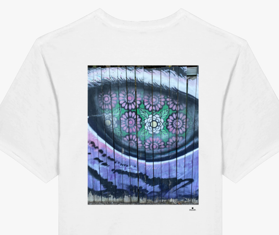 T-shirt street art eyes